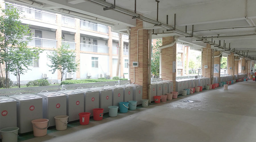 好評(píng)度高！江門一中學(xué)校又雙叒續(xù)單金環(huán)電器共享洗衣機(jī)