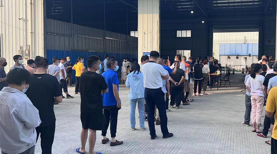 支援防疫是責(zé)任！金環(huán)電器助力鶴山核酸檢測(cè)