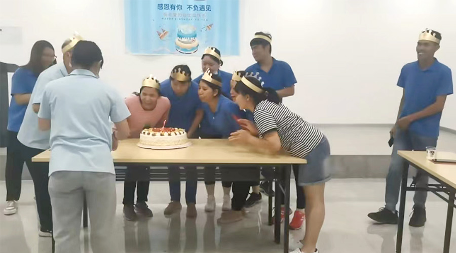 金環(huán)電器6月份員工生日會(huì)  美好如約而至！