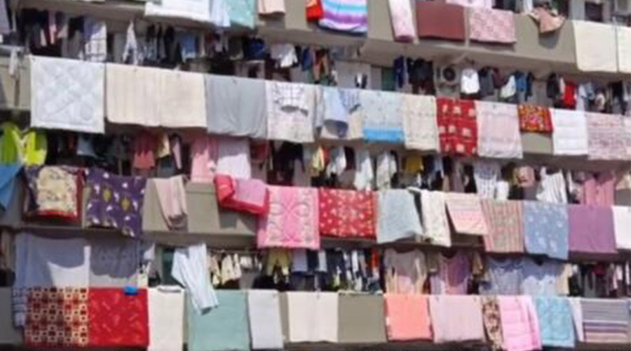 學(xué)校現(xiàn)曬被大場(chǎng)面！滾筒衣服烘干機(jī)即烘即干大件棉被 便捷好用