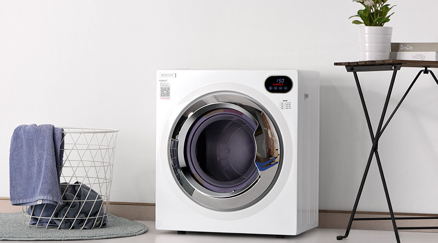 自然晾曬過的衣物灰塵多，家用衣物烘干機(jī)烘衣更干凈！