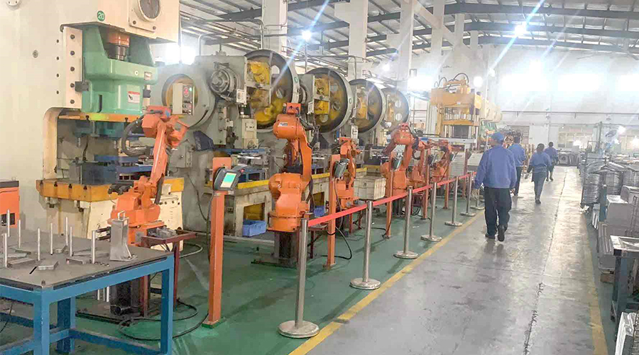 揭秘金環(huán)電器滾筒干衣機沖壓自動化生產(chǎn)是如何進行的？