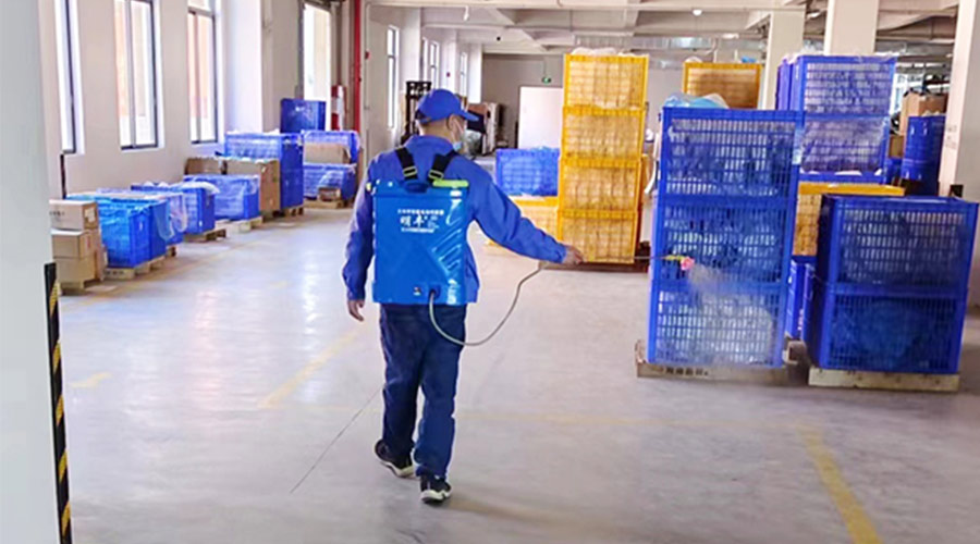 健康和安全放首位！金環(huán)電器全面開展工廠除菌工作
