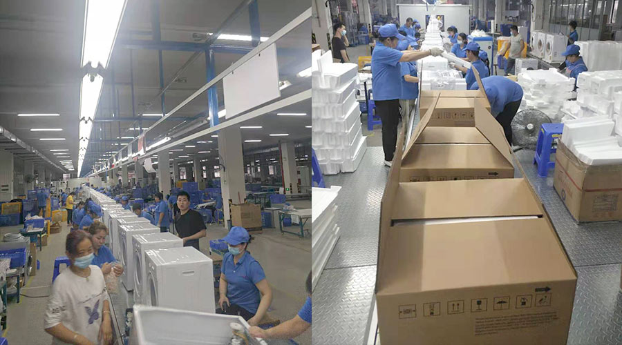 效率保證！金環(huán)電器高效完成英國Argos客戶衣物烘干機生產(chǎn)